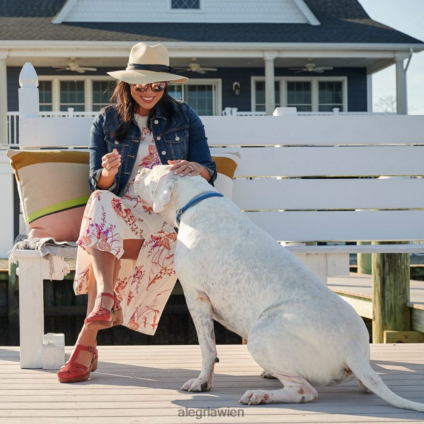 Alegria Schuhe Österreich - Alegria Sommerroter Schuh D2R0BH501