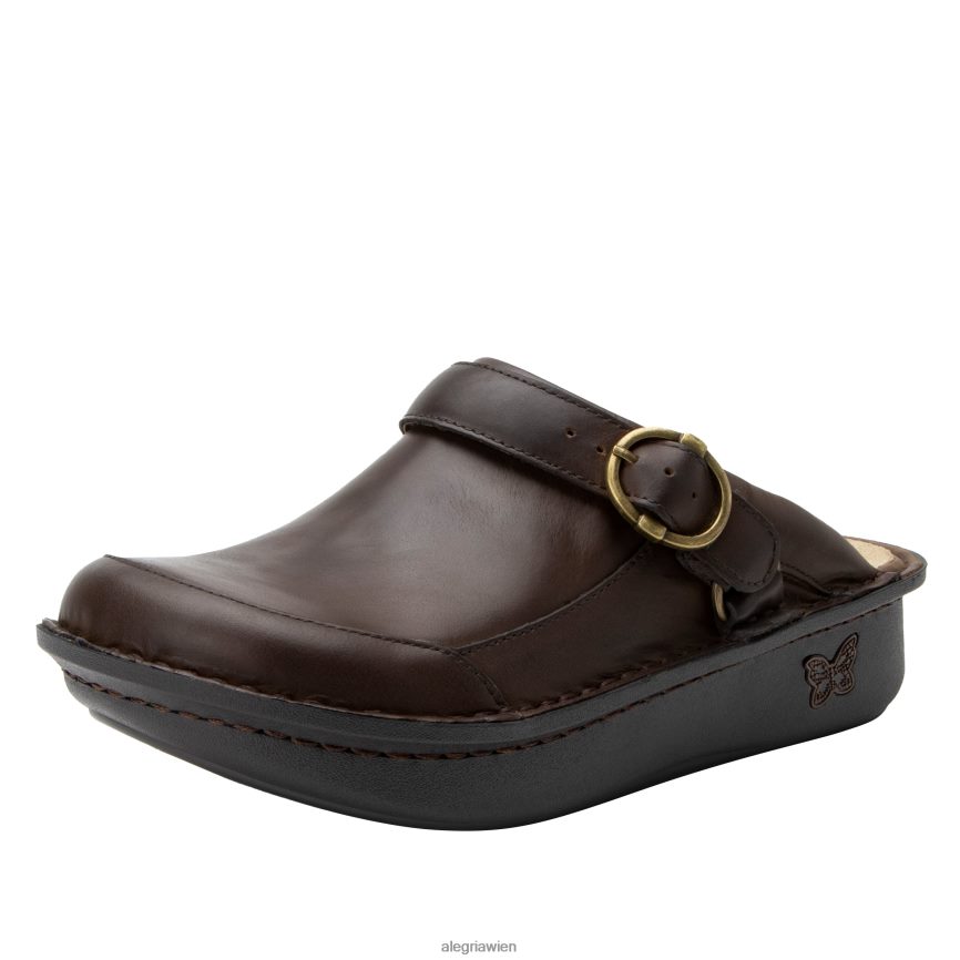 Alegria Schuhe Österreich - Alegria Geölter brauner Sevilla-Clog D2R0BH297
