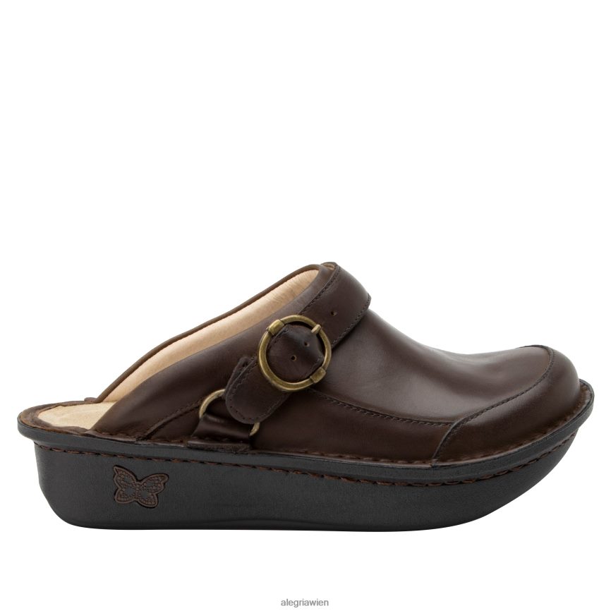 Alegria Schuhe Österreich - Alegria Geölter brauner Sevilla-Clog D2R0BH297