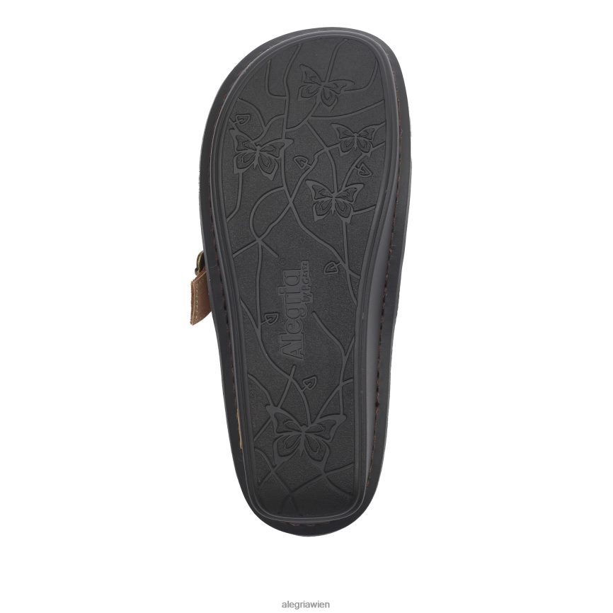 Alegria Shoes - Alegria Brigid Cognac & Roses Clog D2R0BH299