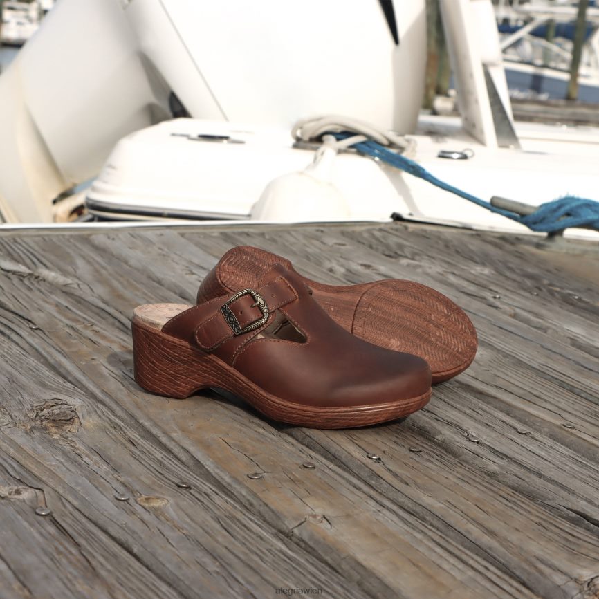 Alegria Shoes - Alegria Selina polierter gelbbrauner Schuh D2R0BH350