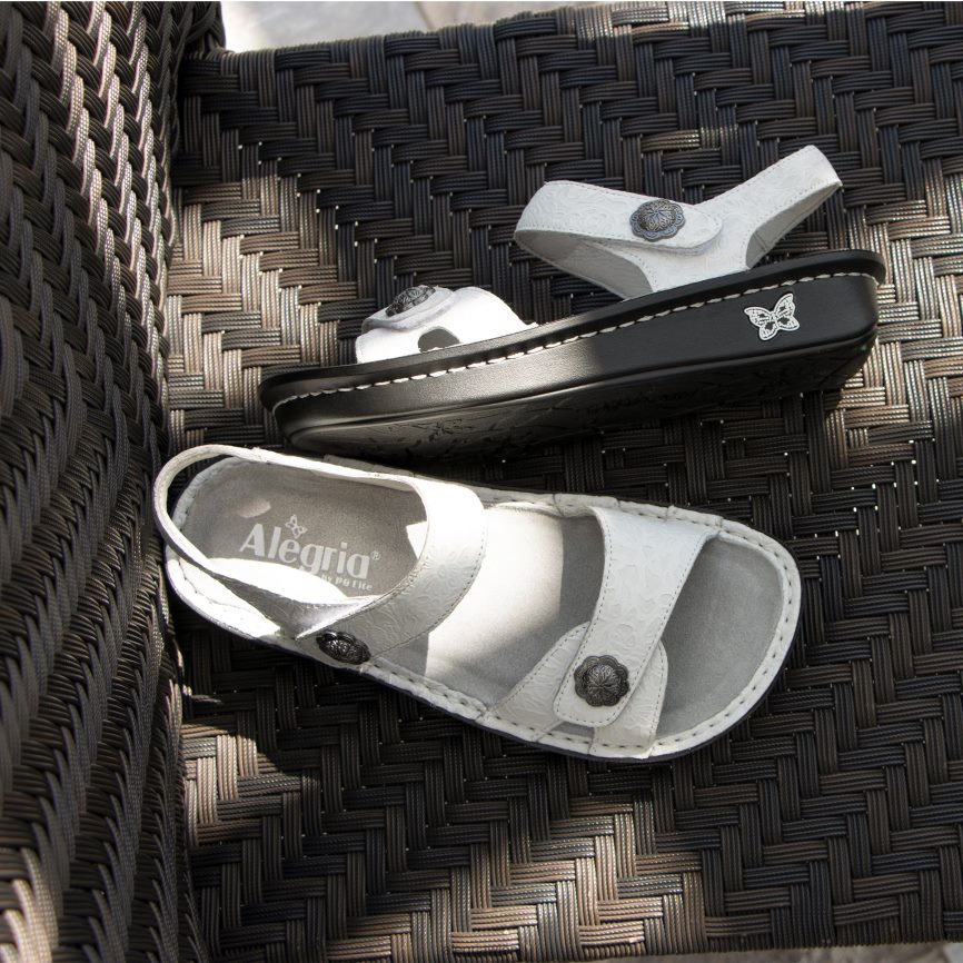 Alegria Schuhe Österreich - Alegria Weiße Sandale von Vienna Delicut D2R0BH78