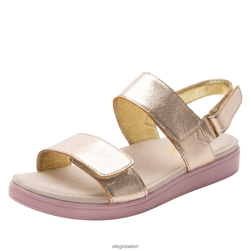 Alegria Shoes - Alegria Lunah-Sandale aus Roségold D2R0BH101
