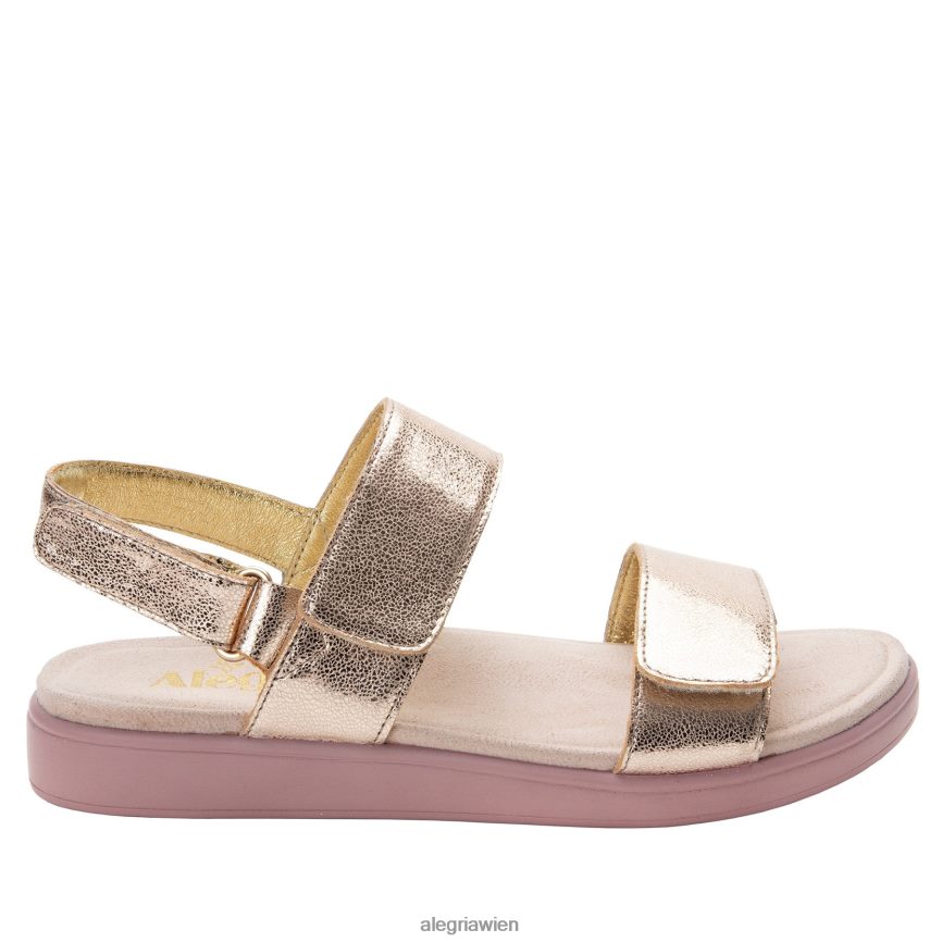Alegria Shoes - Alegria Lunah-Sandale aus Roségold D2R0BH101