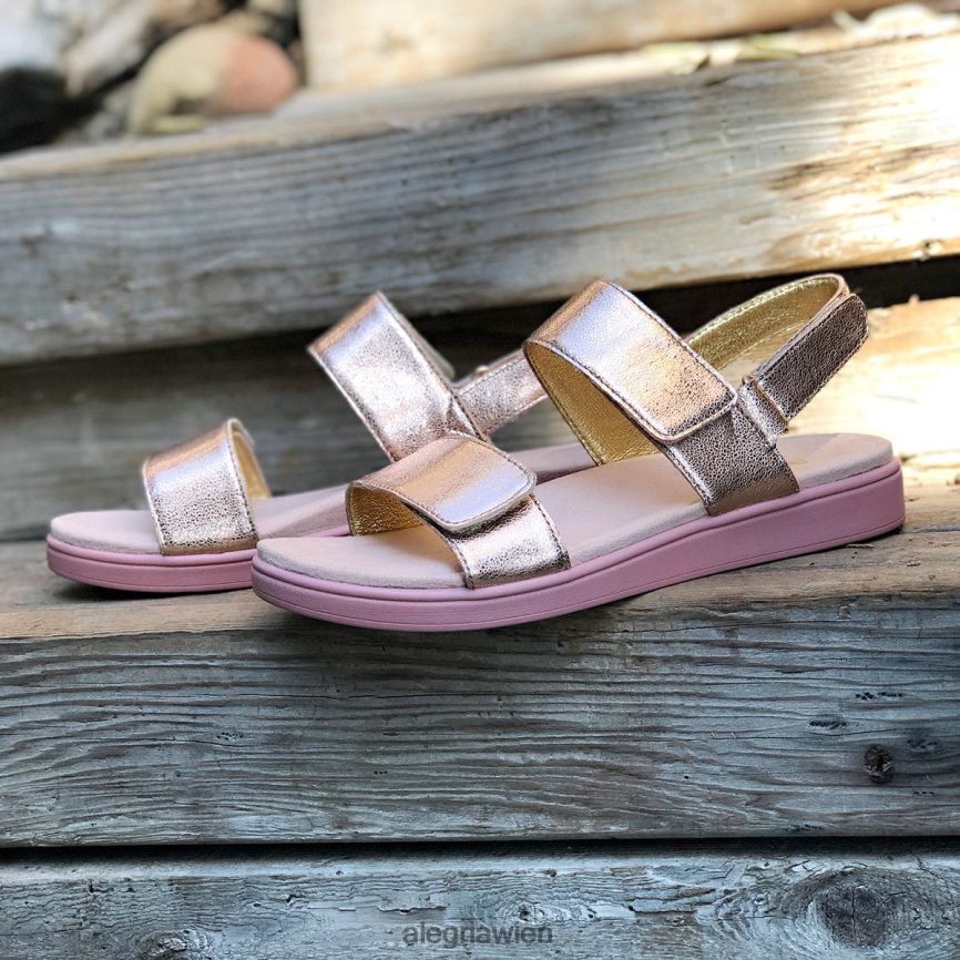 Alegria Shoes - Alegria Lunah-Sandale aus Roségold D2R0BH101