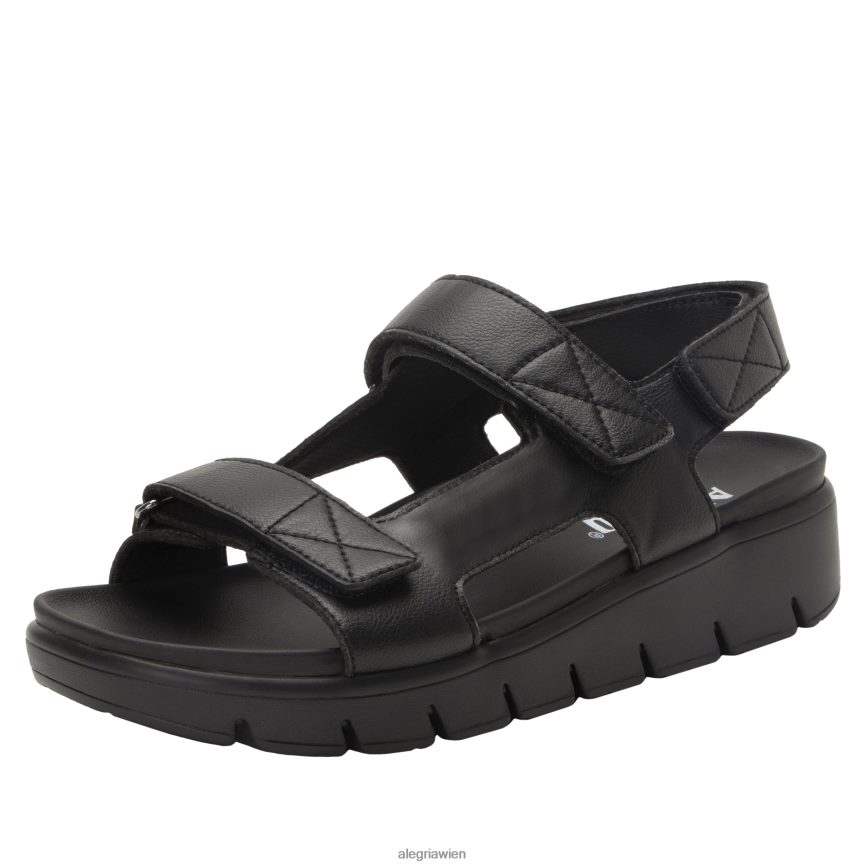 Alegria Schuhe Österreich - Alegria Schwarze Henlee-Sandale D2R0BH189