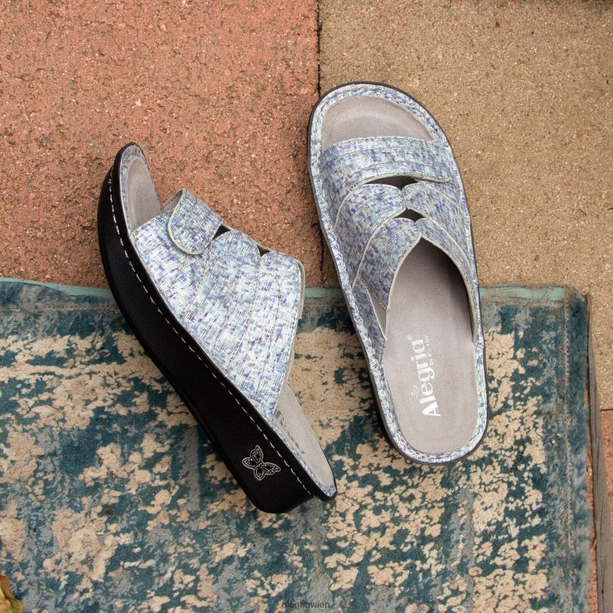 Alegria Schuhe Österreich - Alegria Klara freche Blues-Sandale D2R0BH228