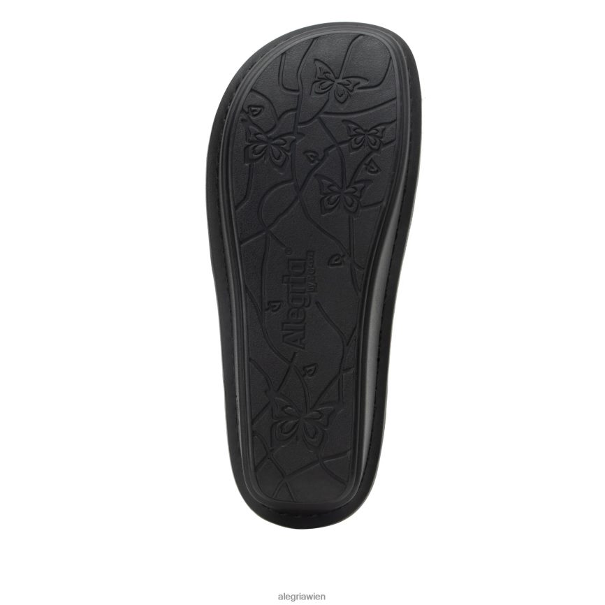 Alegria Schuhe Österreich - Alegria Victoriah geölte schwarze Sandale D2R0BH129