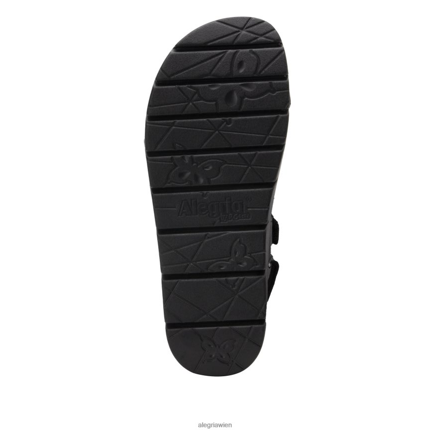 Alegria Shoes - Alegria Henna schwarze Sandale D2R0BH161