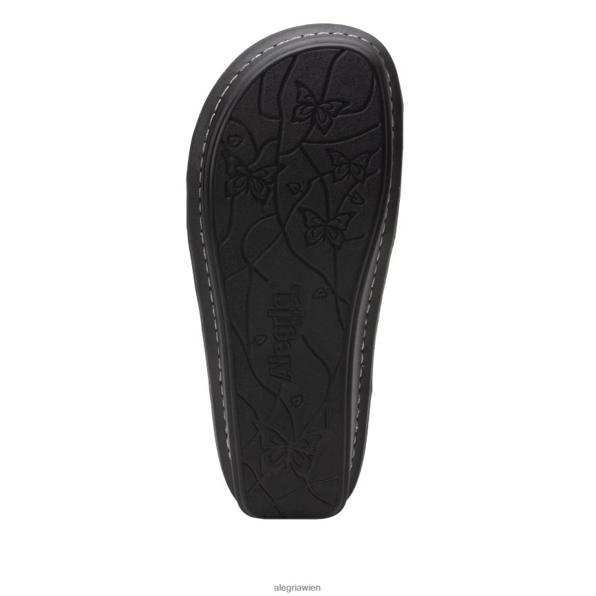 Alegria Shoes - Alegria Victoriah schwarze Lacksandale D2R0BH158