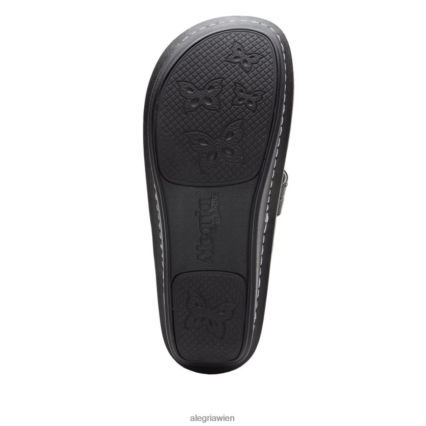 Alegria Schuhe Österreich - Alegria Carina Hallo Doily schwarze Sandale D2R0BH42