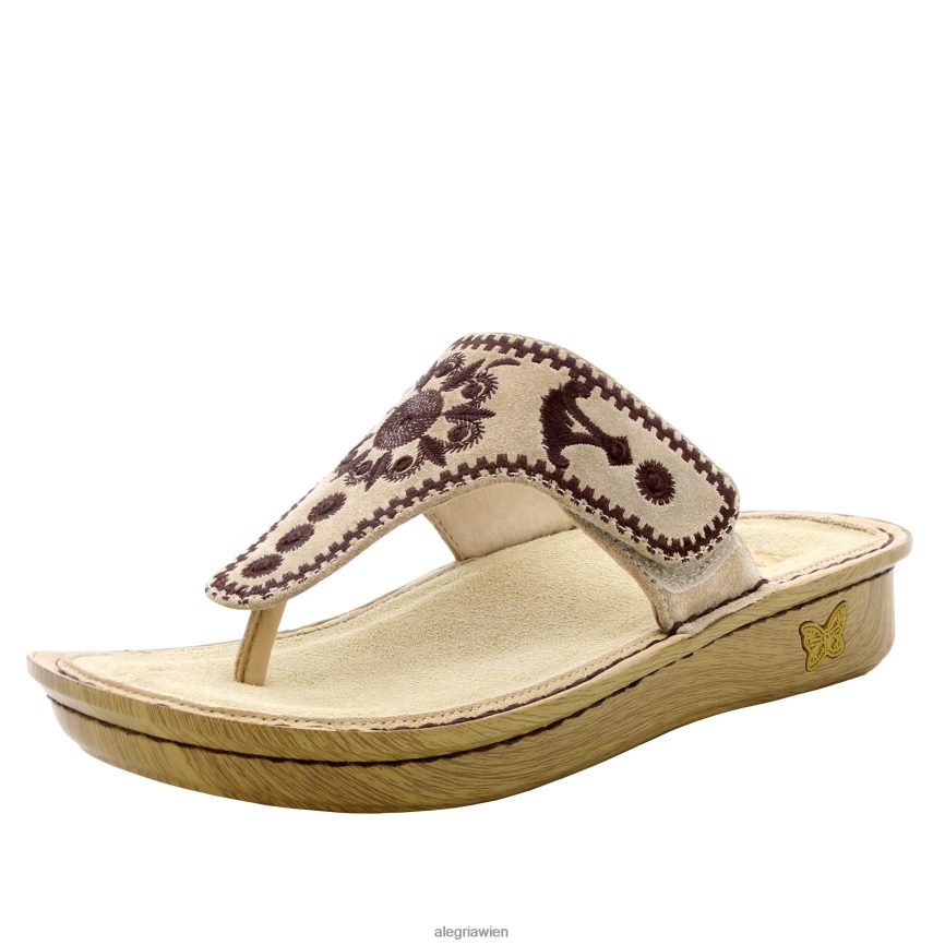 Alegria Schuhe Österreich - Alegria Vanessa Mandala Natursandale D2R0BH45