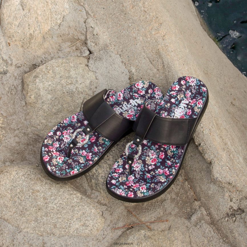 Alegria Shoes - Alegria Moxi bezaubernde schwarze Sandale D2R0BH20