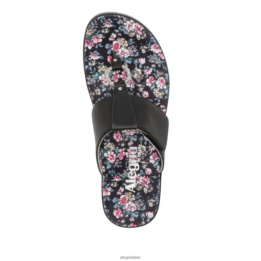 Alegria Shoes - Alegria Moxi bezaubernde schwarze Sandale D2R0BH20