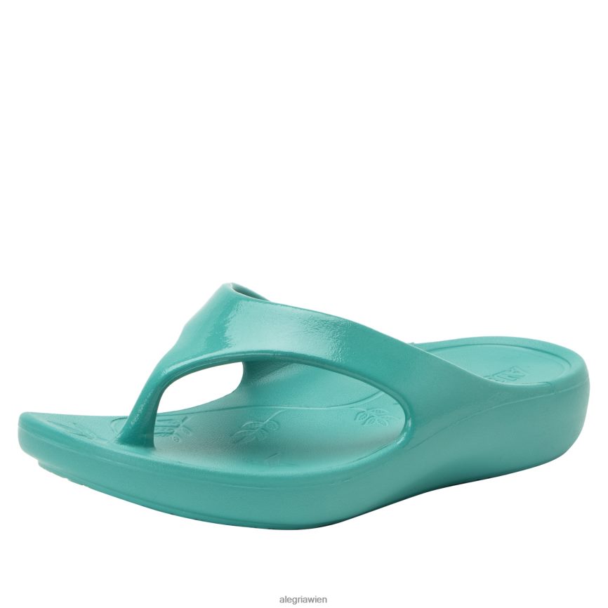 Alegria Shoes - Alegria Ode Aqua-Glanzsandale D2R0BH11