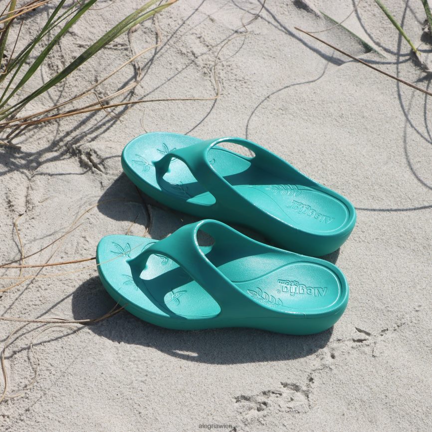 Alegria Shoes - Alegria Ode Aqua-Glanzsandale D2R0BH11