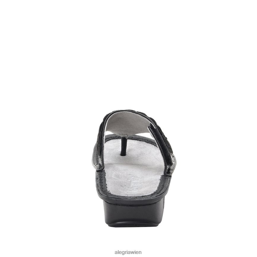 Alegria Wien - Alegria Vanessa schwarze Upgrade-Sandale D2R0BH43