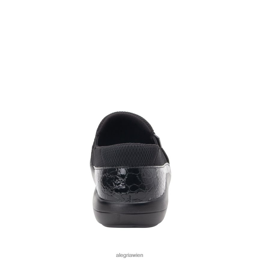 Alegria Schuhe Österreich - Alegria Duette Flourish schwarzer Schuh D2R0BH468