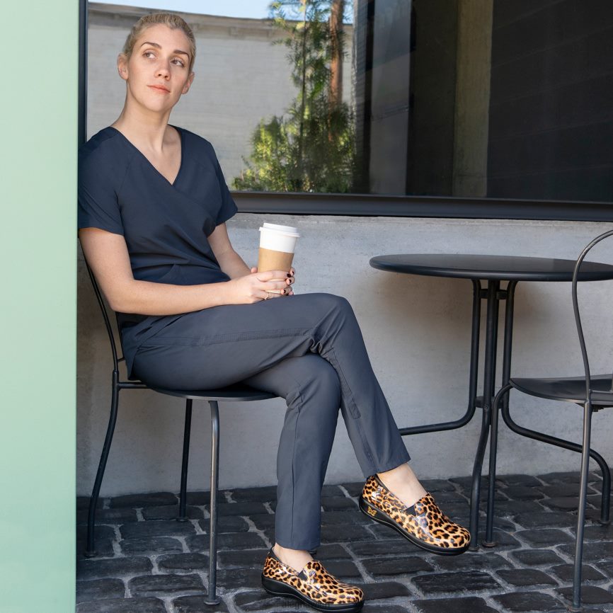 Alegria Schuhe Österreich - Alegria Keli Leopard Berufsschuh D2R0BH462