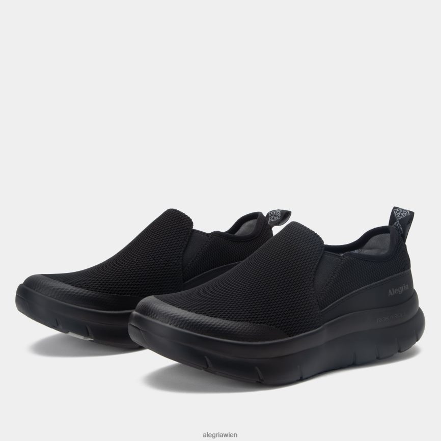Alegria Schuhe Österreich - Alegria Shift-Lead-Schuh aus schwarzem Mesh D2R0BH363