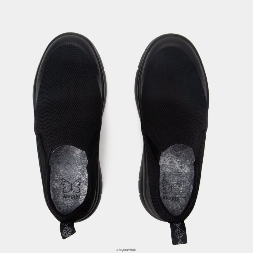 Alegria Schuhe Österreich - Alegria Shift-Lead-Schuh aus schwarzem Mesh D2R0BH363