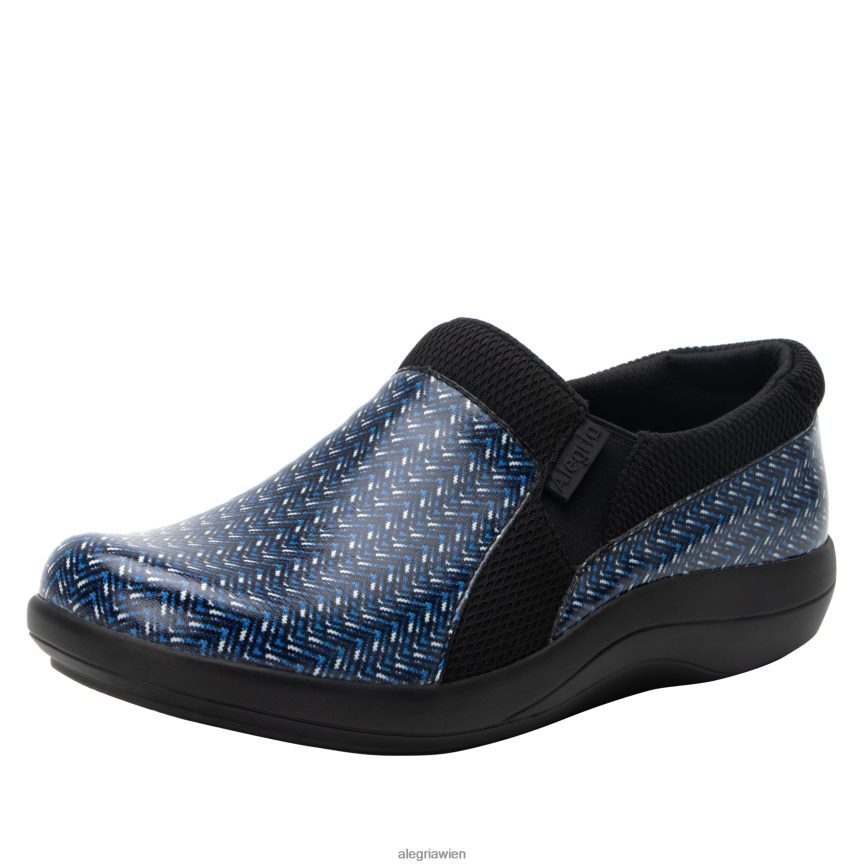 Alegria Shoes - Alegria Duette Blues-Schuh mit Fischgrätenmuster D2R0BH371