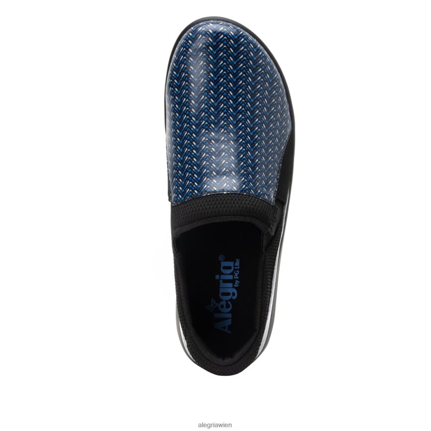 Alegria Shoes - Alegria Duette Blues-Schuh mit Fischgrätenmuster D2R0BH371