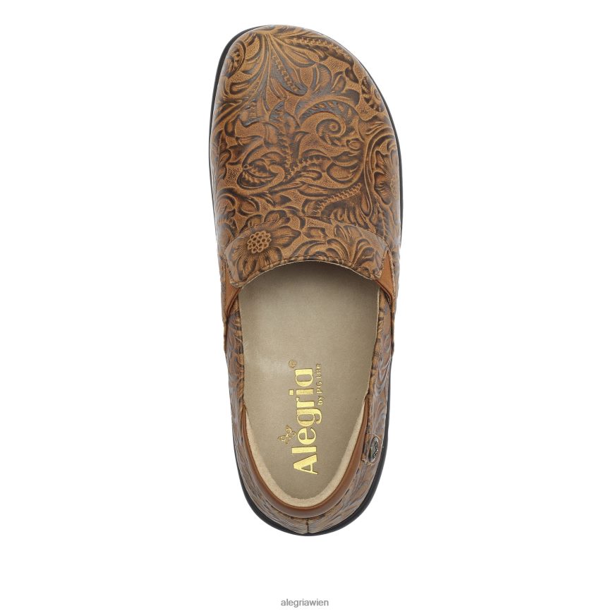 Alegria Wien - Alegria Keli geprägter gelbbrauner Berufsschuh D2R0BH427