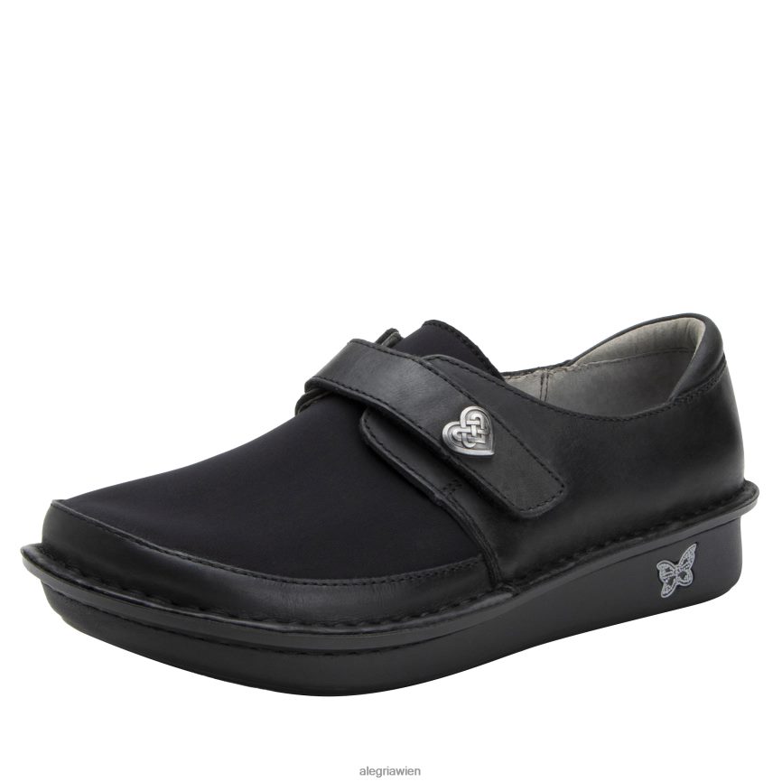 Alegria Schuhe Österreich - Alegria Brenna geölter schwarzer Schuh D2R0BH570