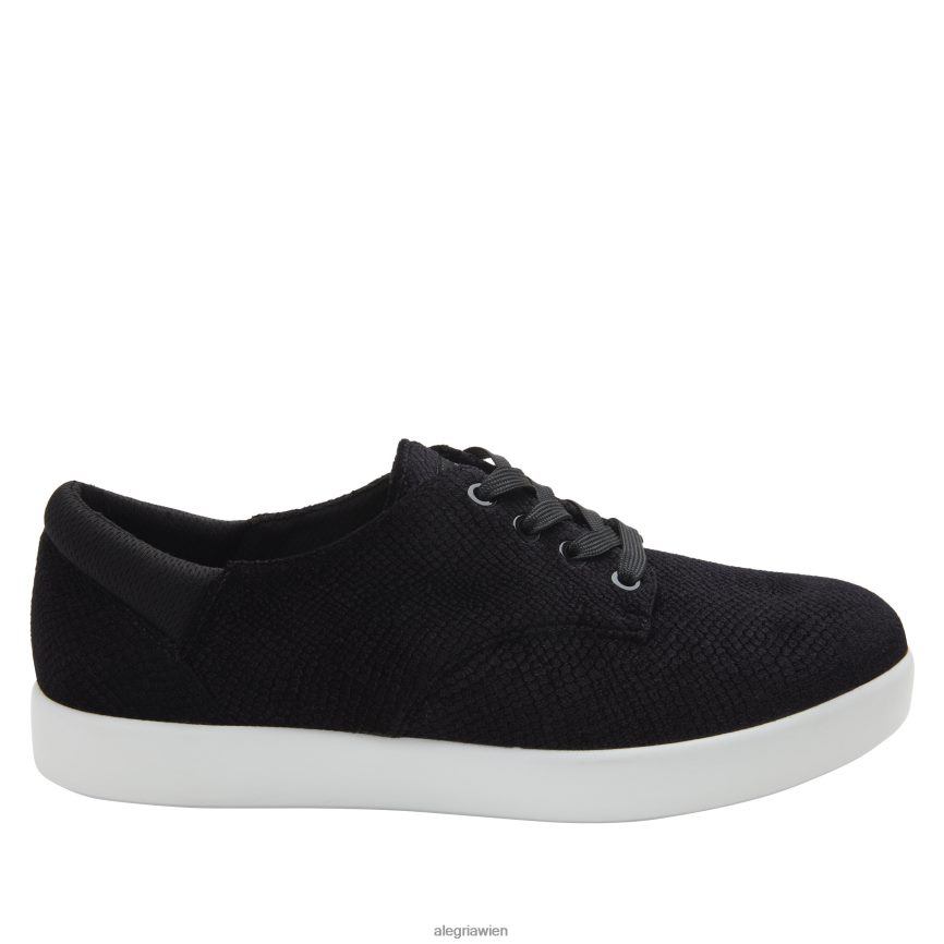 Alegria Schuhe Österreich - Alegria Schlangenschuh aus Poly-Samt in Schwarz D2R0BH579
