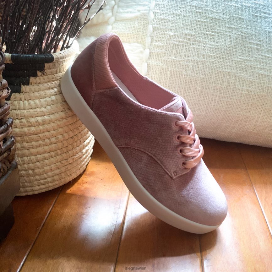 Alegria Shoes - Alegria Schlangenschuh aus Poly-Blush-Samt D2R0BH578