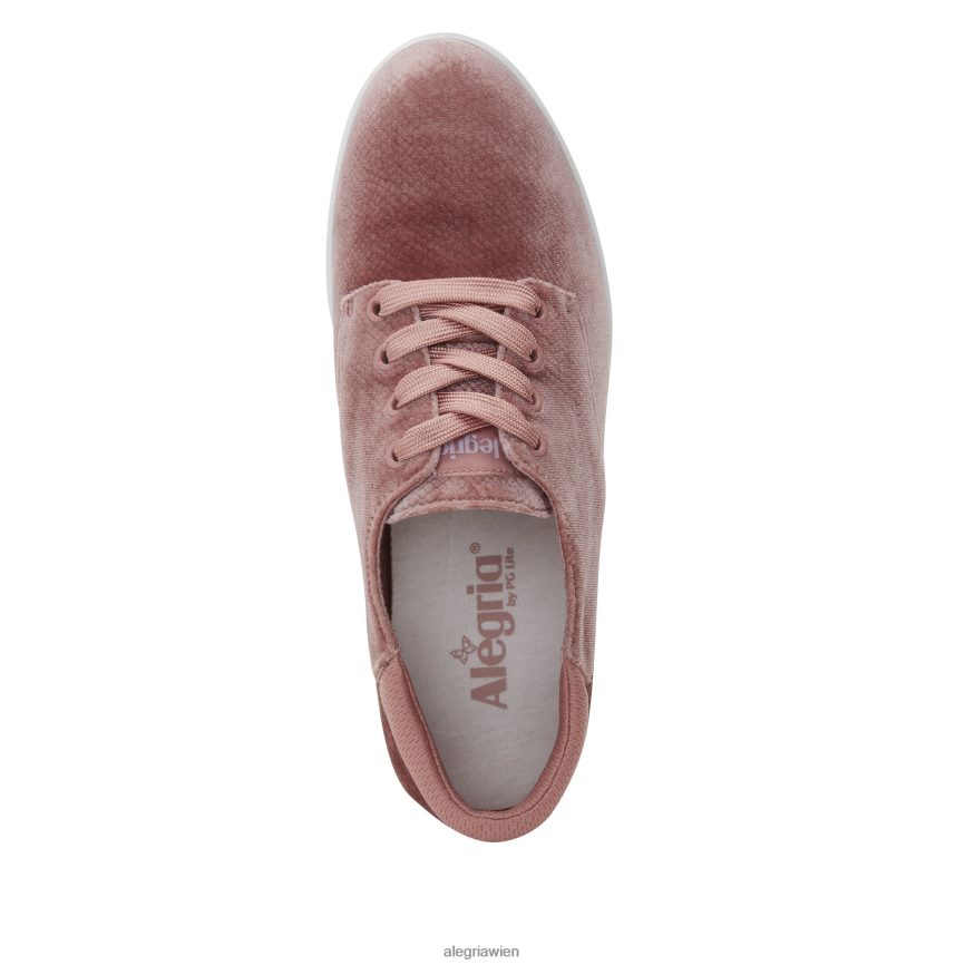 Alegria Shoes - Alegria Schlangenschuh aus Poly-Blush-Samt D2R0BH578