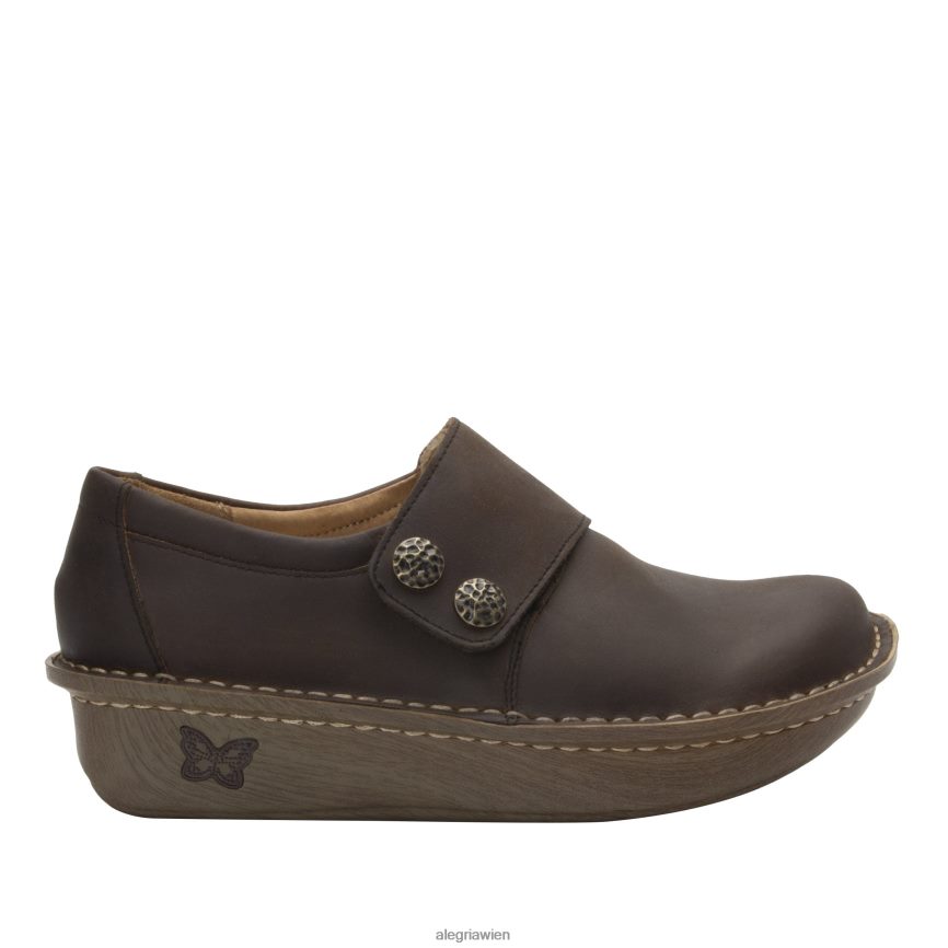 Alegria Schuhe Österreich - Alegria Deliah geölter brauner Schuh D2R0BH558
