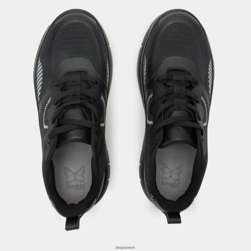 Alegria Schuhe Österreich - Alegria Solstyce schwarzer Ballonschuh D2R0BH522