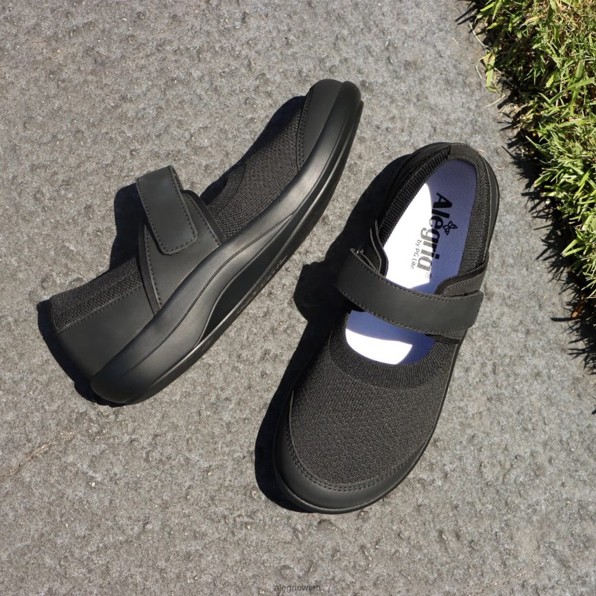 Alegria Wien - Alegria Dinamo ganz schwarzer Schuh D2R0BH535