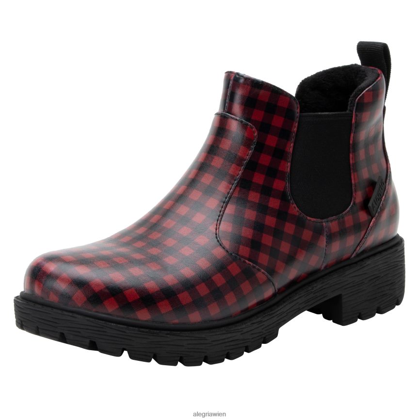 Alegria Schuhe Österreich - Alegria Rowen Gingham-Stiefel D2R0BH234