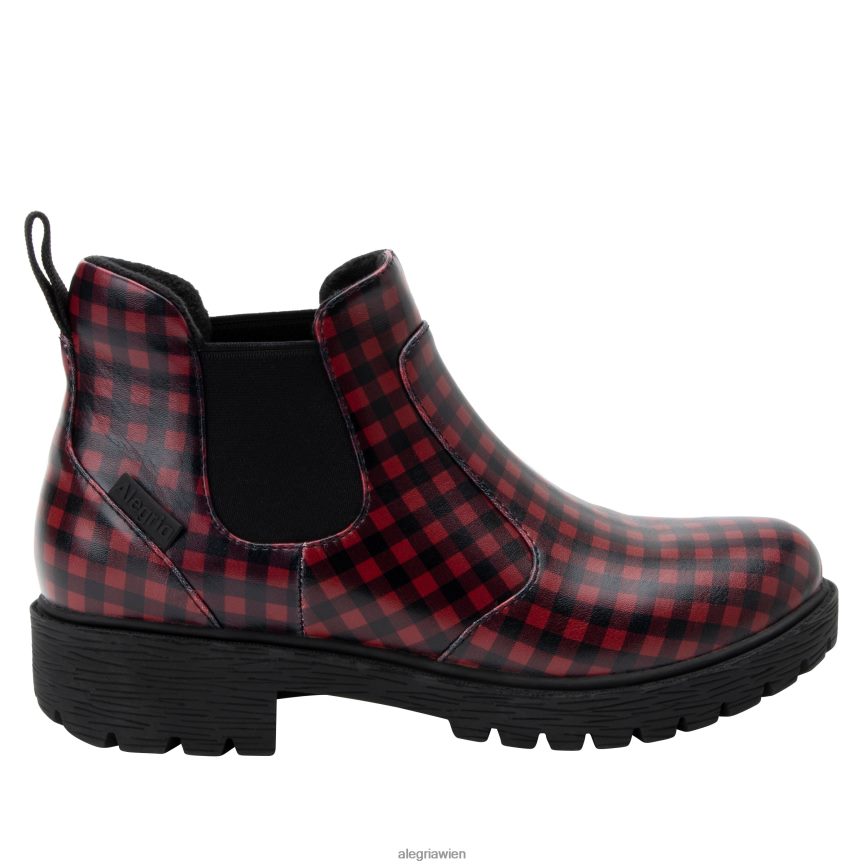 Alegria Schuhe Österreich - Alegria Rowen Gingham-Stiefel D2R0BH234