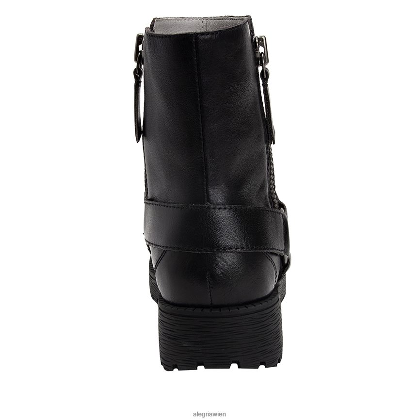 Alegria Schuhe Österreich - Alegria Schwarzer Stiefel von Charlette Crazy Horse D2R0BH249