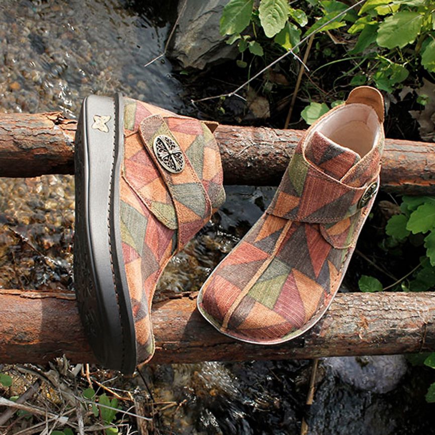 Alegria Schuhe Österreich - Alegria Caiti Patchwork-Stiefel D2R0BH264