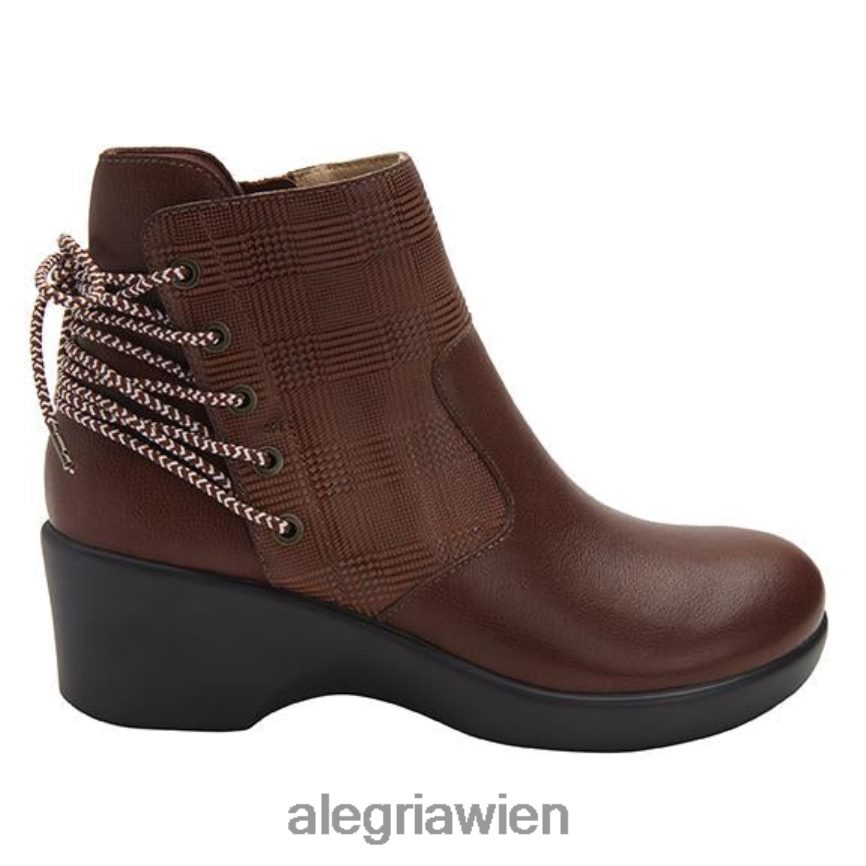 Alegria Shoes - Alegria Stevee karierter brauner Stiefel D2R0BH275