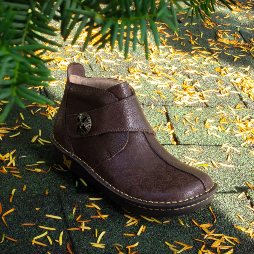 Alegria Wien - Alegria Caiti Kakao-Impression-Stiefel D2R0BH274